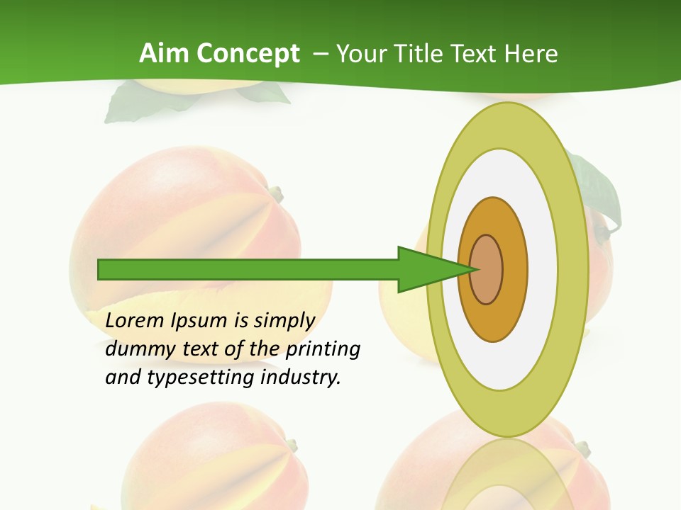 Fresh Diet Isolated PowerPoint Template