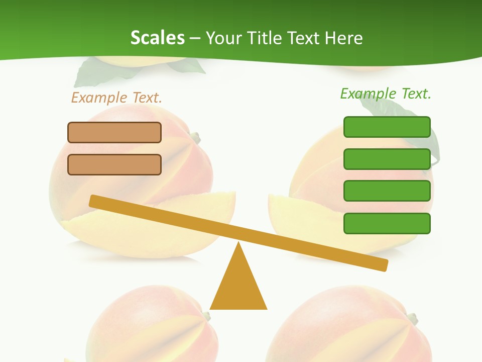 Fresh Diet Isolated PowerPoint Template