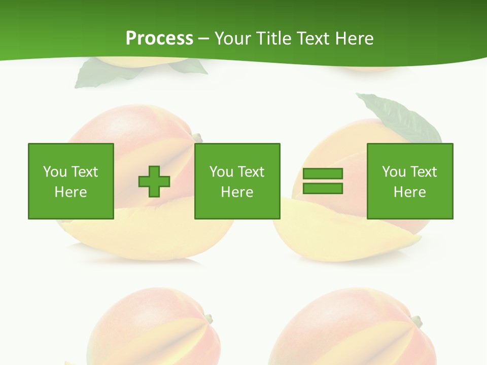 Fresh Diet Isolated PowerPoint Template