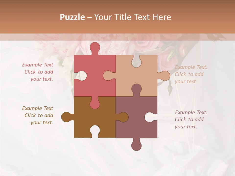 Wedding Bud Green PowerPoint Template