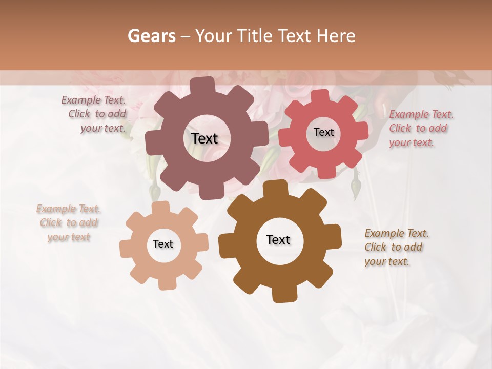 Wedding Bud Green PowerPoint Template