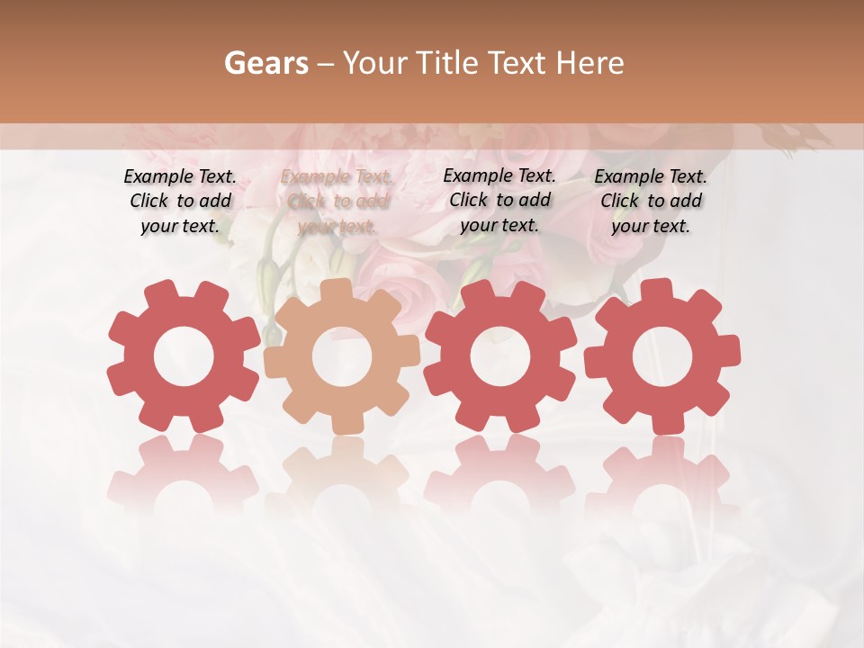 Wedding Bud Green PowerPoint Template