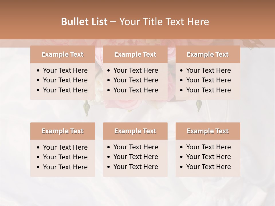 Wedding Bud Green PowerPoint Template