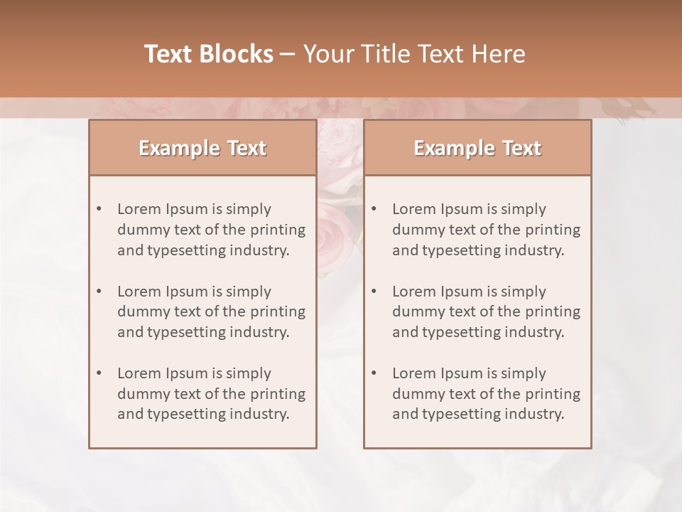 Wedding Bud Green PowerPoint Template