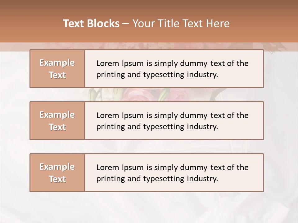 Wedding Bud Green PowerPoint Template