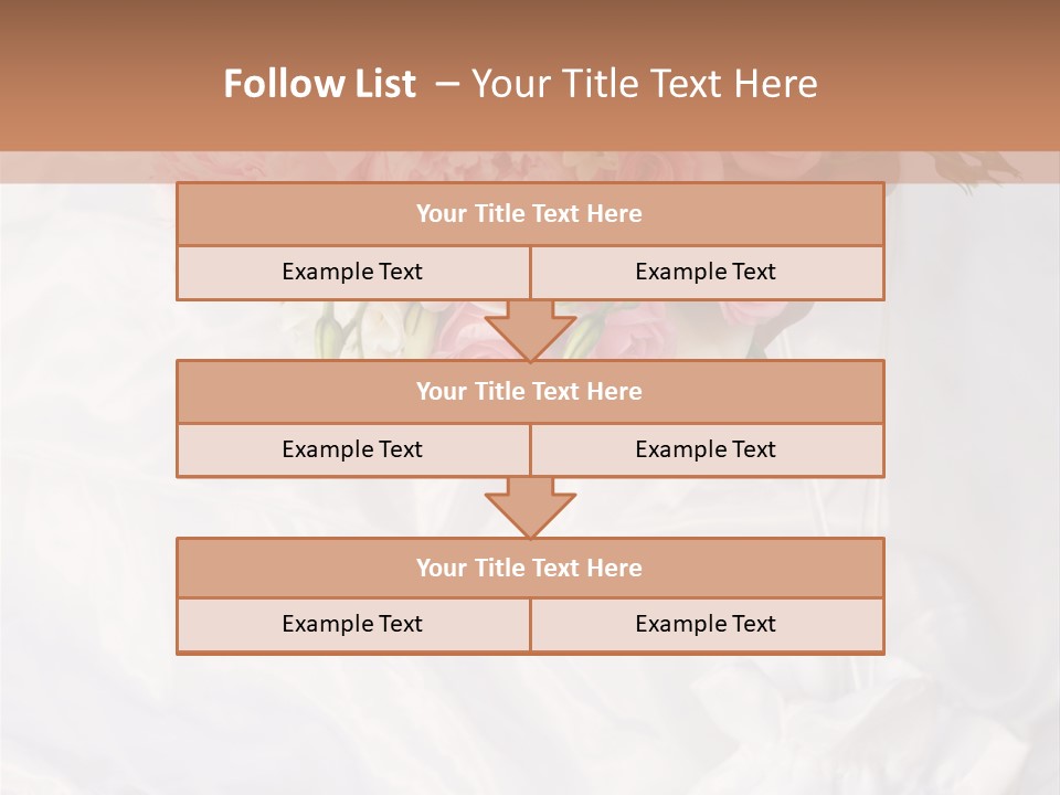 Wedding Bud Green PowerPoint Template