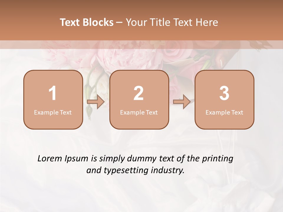 Wedding Bud Green PowerPoint Template