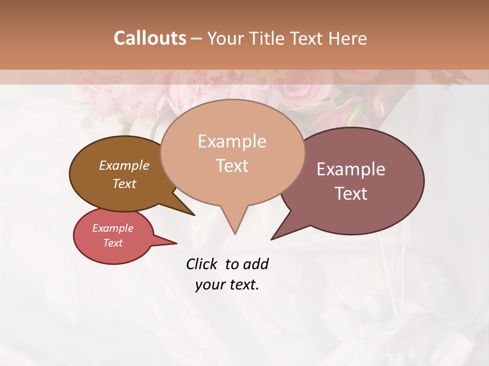 Wedding Bud Green PowerPoint Template