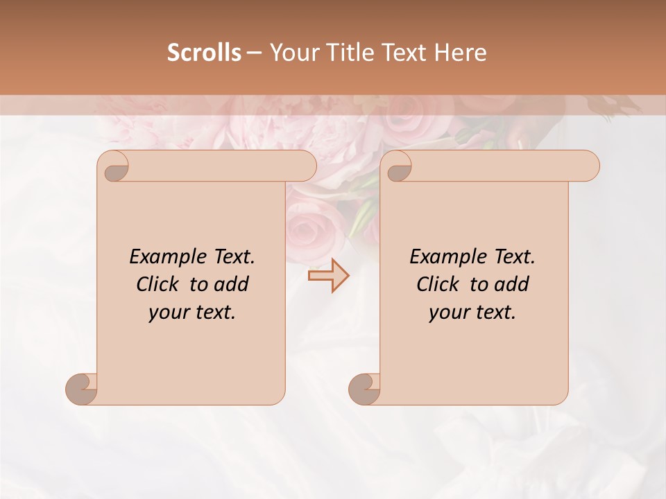Wedding Bud Green PowerPoint Template