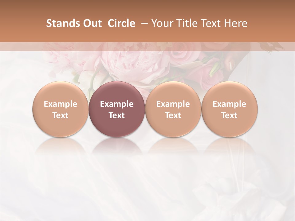 Wedding Bud Green PowerPoint Template