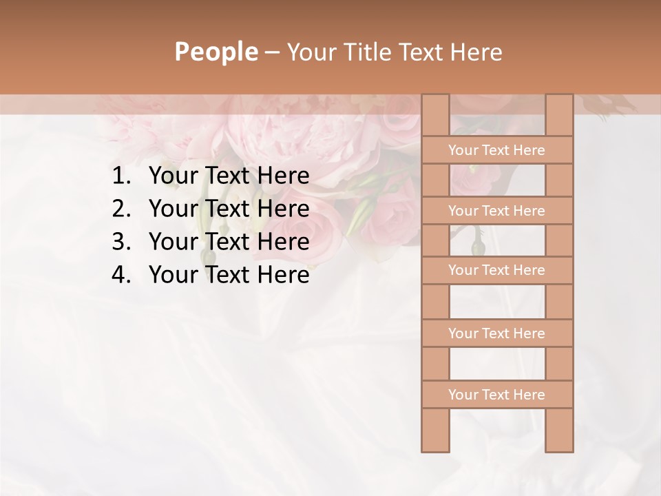 Wedding Bud Green PowerPoint Template