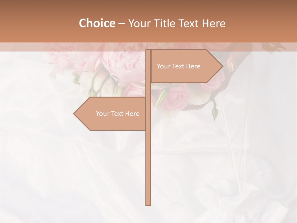 Wedding Bud Green PowerPoint Template