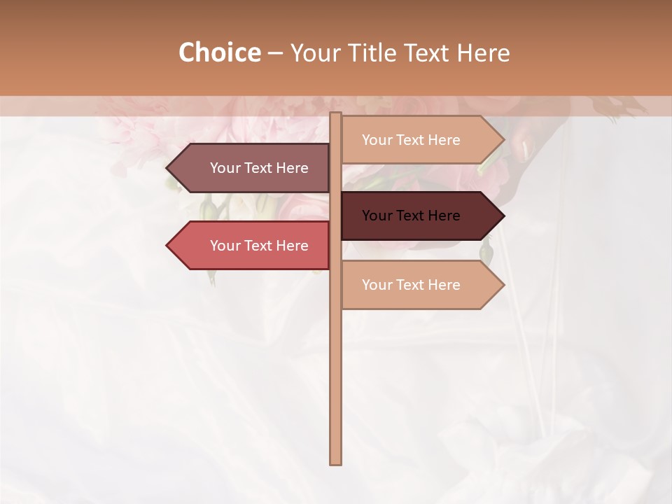 Wedding Bud Green PowerPoint Template