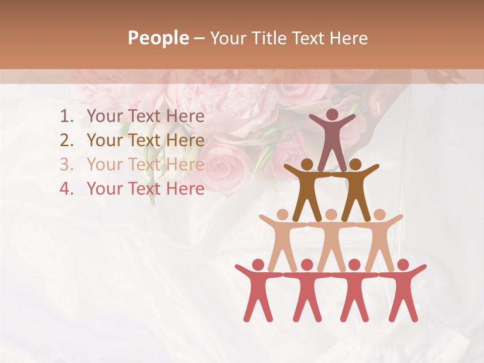 Wedding Bud Green PowerPoint Template