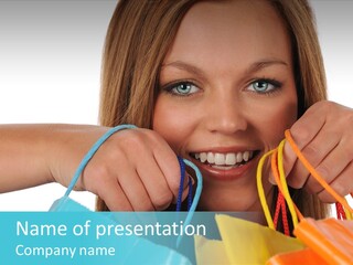 Cheerful Fashion Smile PowerPoint Template