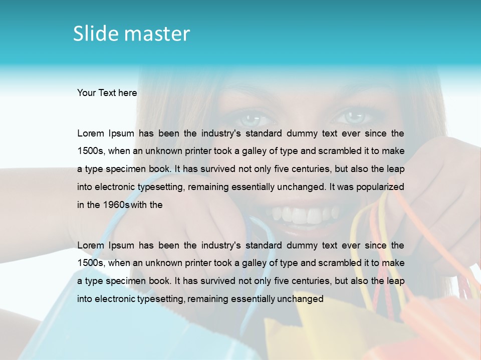 Cheerful Fashion Smile PowerPoint Template