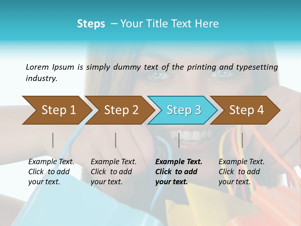 Cheerful Fashion Smile PowerPoint Template