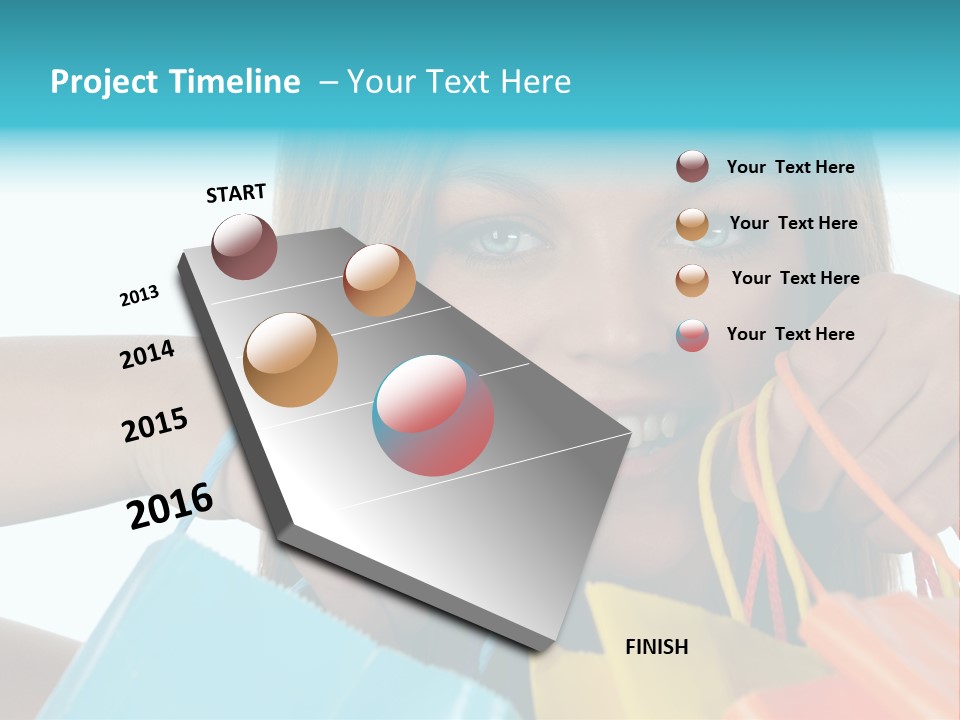 Cheerful Fashion Smile PowerPoint Template