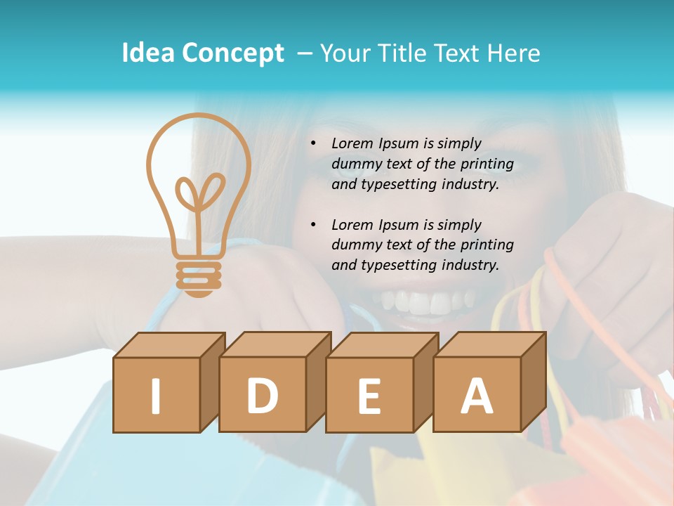 Cheerful Fashion Smile PowerPoint Template