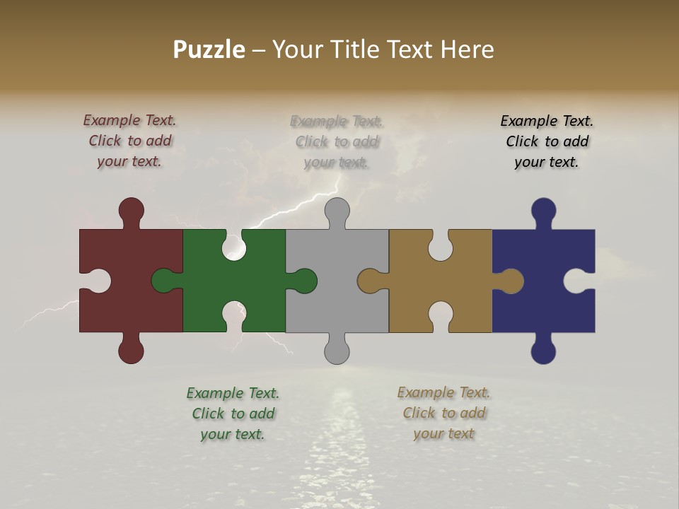 Countryside Rural Storm PowerPoint Template