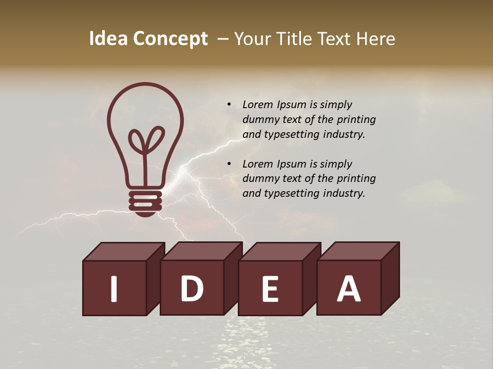 Countryside Rural Storm PowerPoint Template