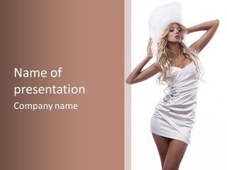 Hat Y Temptation PowerPoint Template