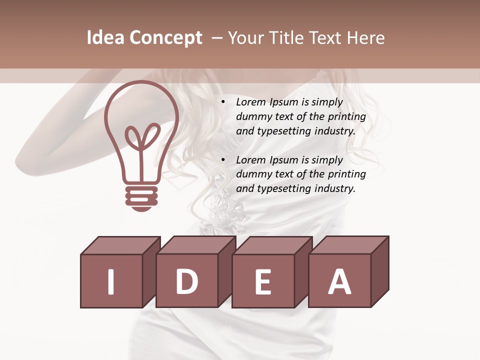 Hat Y Temptation PowerPoint Template