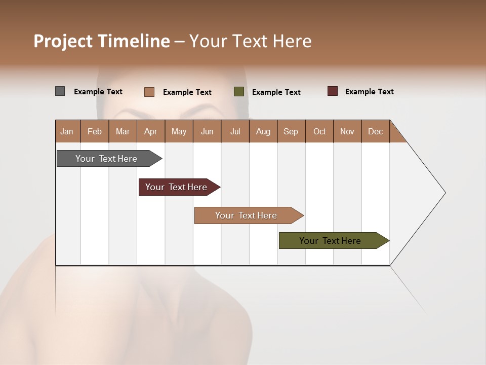 Diet Brunette Desire PowerPoint Template