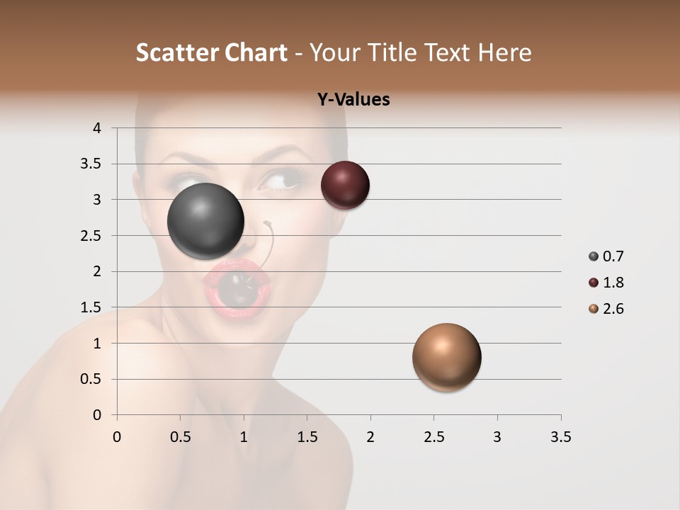 Diet Brunette Desire PowerPoint Template