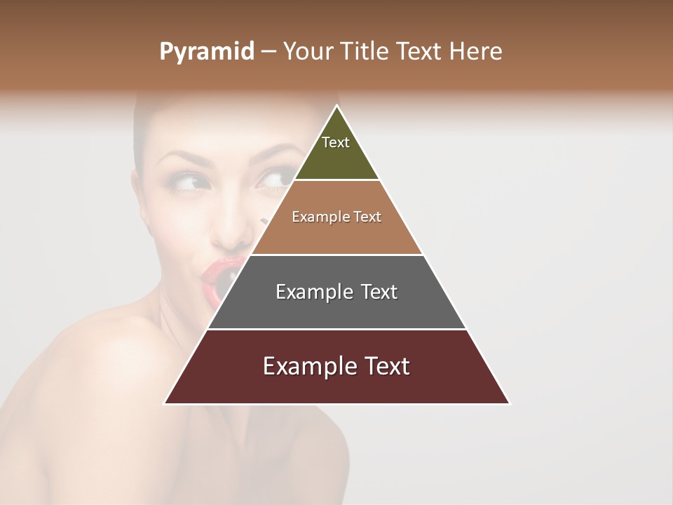 Diet Brunette Desire PowerPoint Template