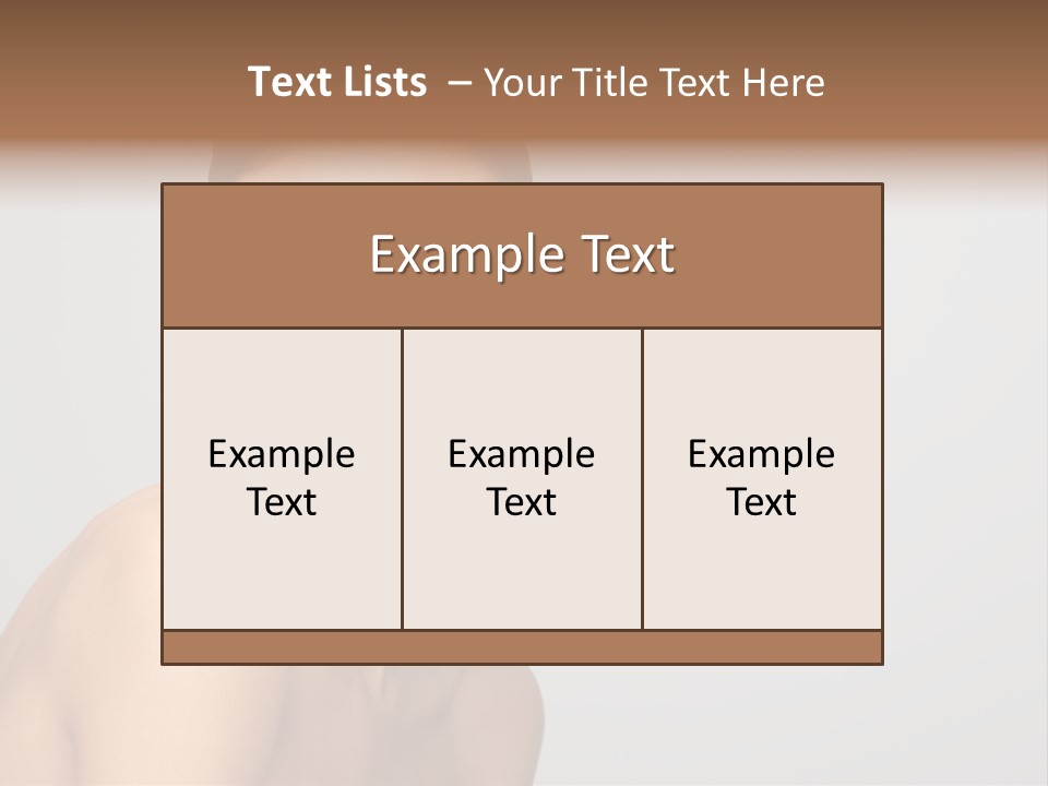 Diet Brunette Desire PowerPoint Template