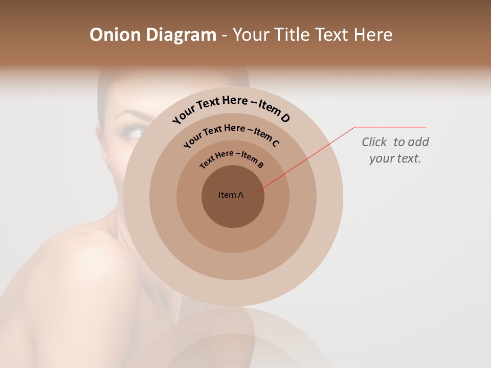 Diet Brunette Desire PowerPoint Template