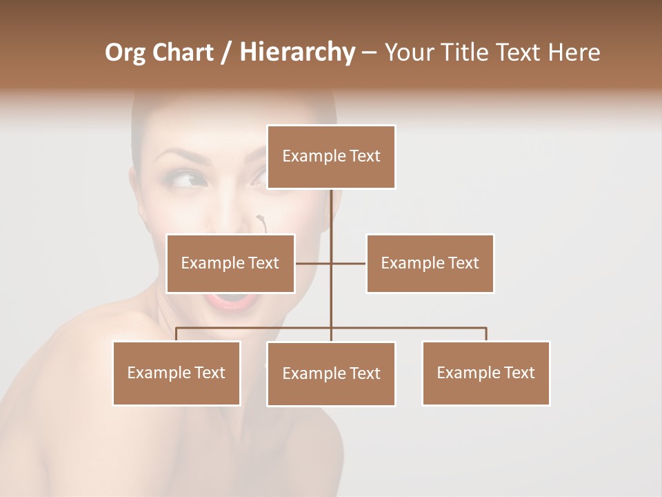 Diet Brunette Desire PowerPoint Template