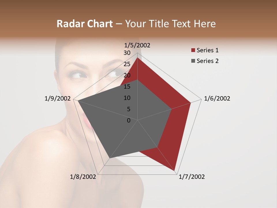 Diet Brunette Desire PowerPoint Template