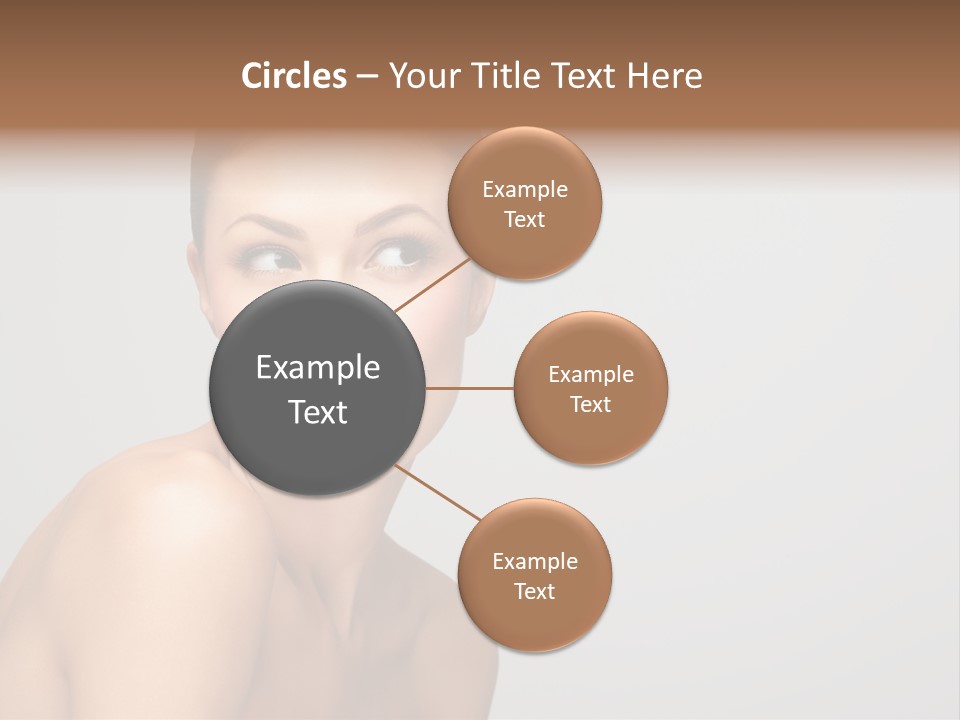 Diet Brunette Desire PowerPoint Template