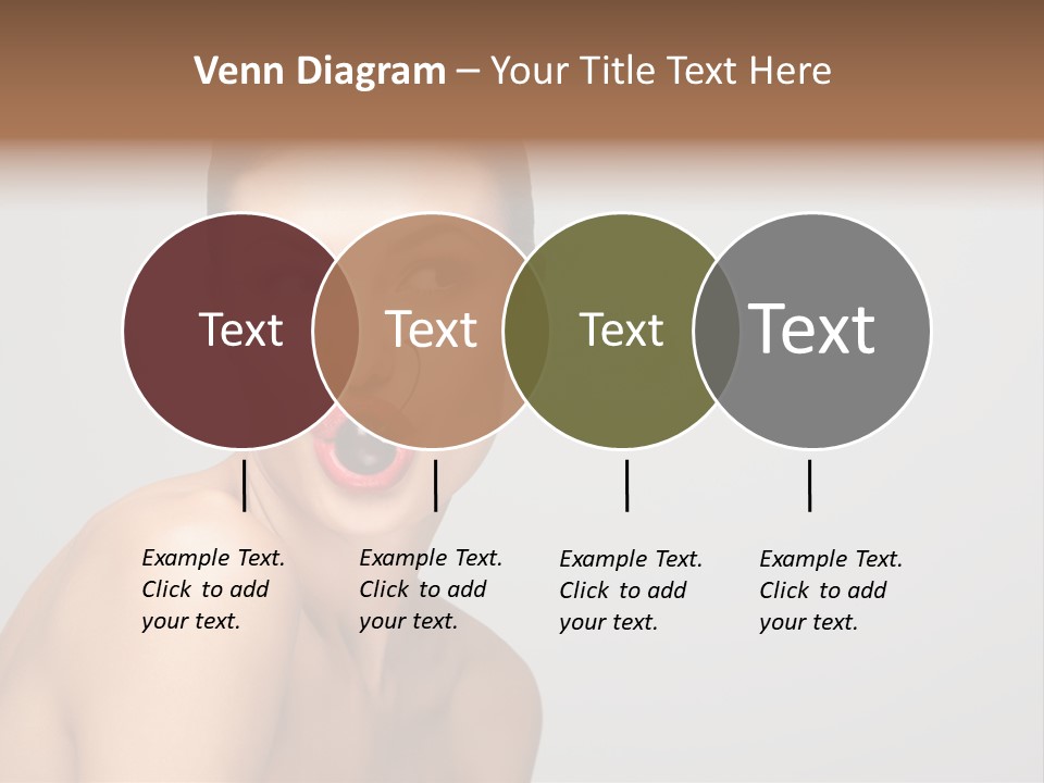 Diet Brunette Desire PowerPoint Template