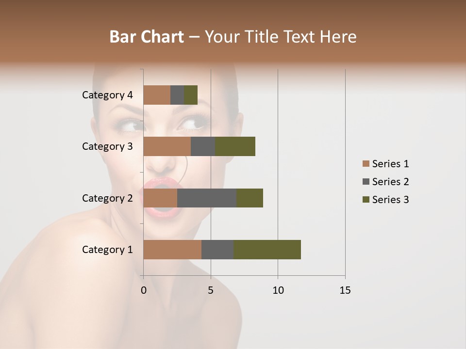 Diet Brunette Desire PowerPoint Template