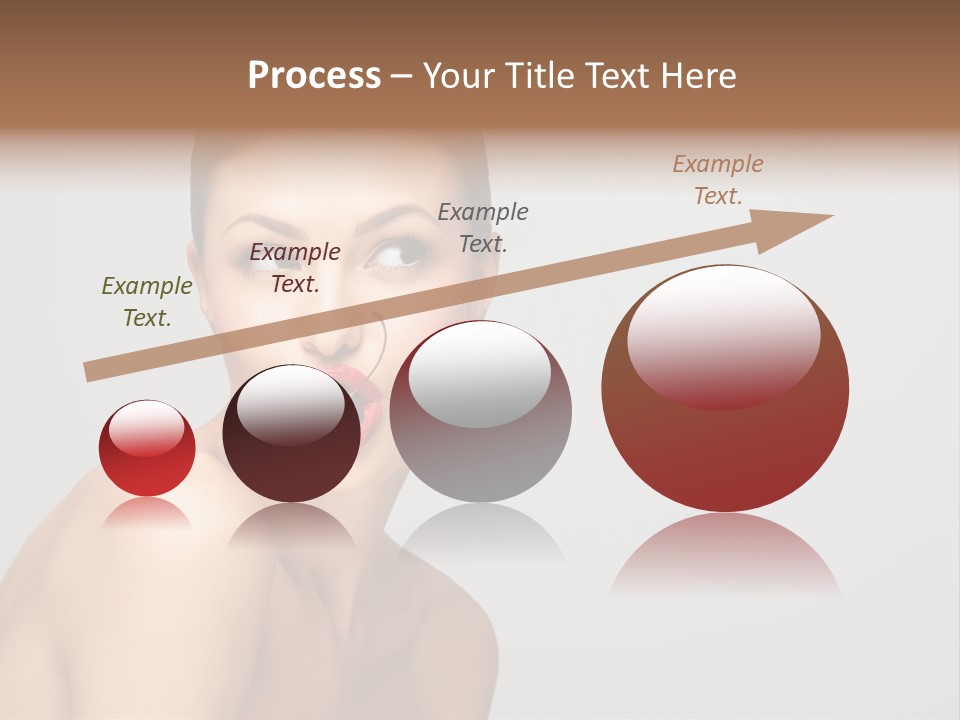 Diet Brunette Desire PowerPoint Template