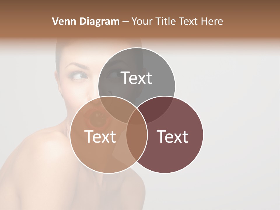 Diet Brunette Desire PowerPoint Template