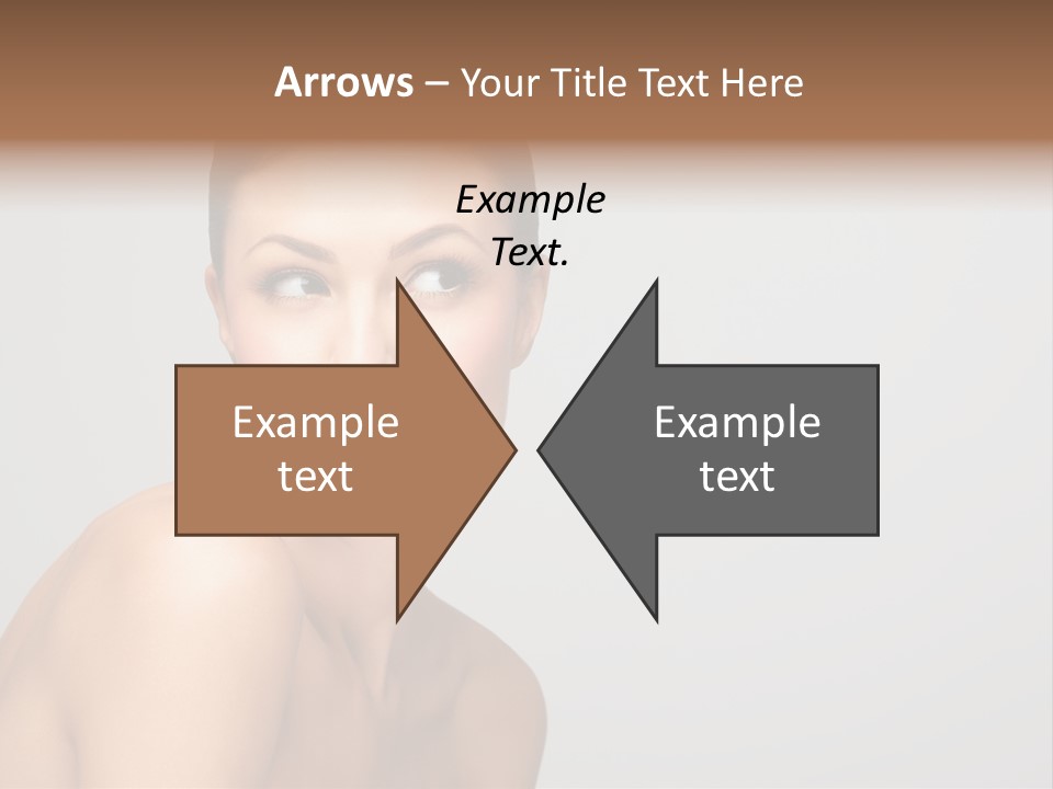 Diet Brunette Desire PowerPoint Template