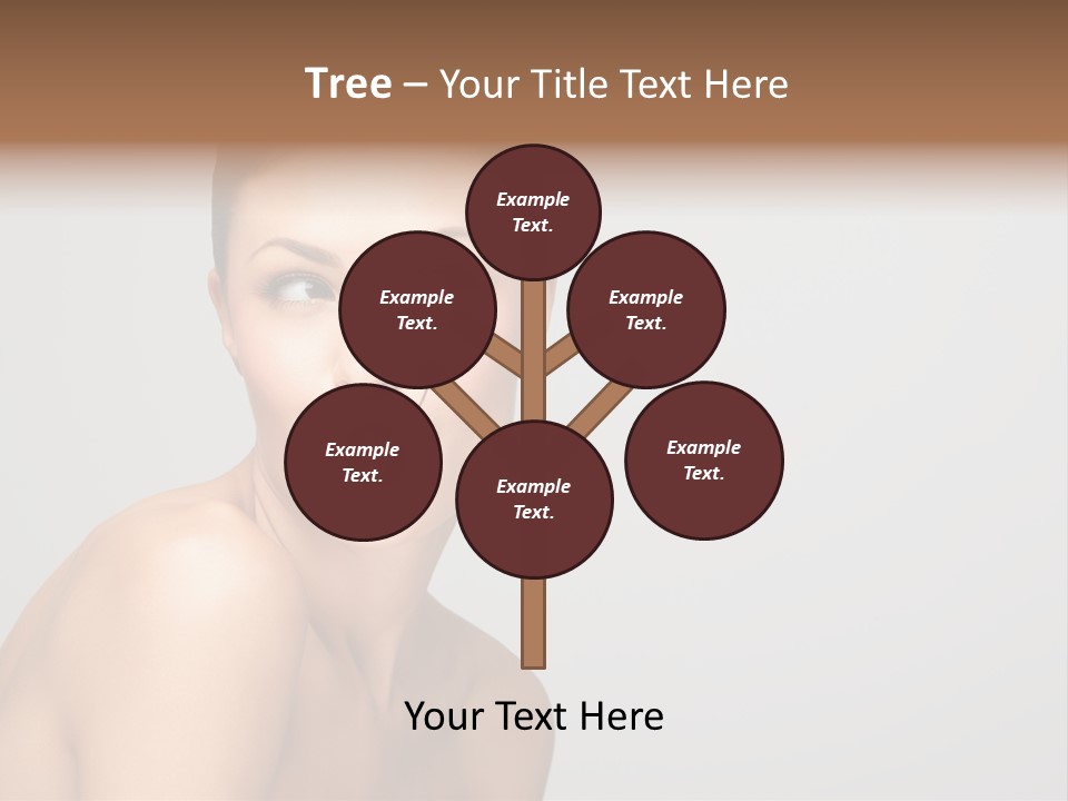 Diet Brunette Desire PowerPoint Template