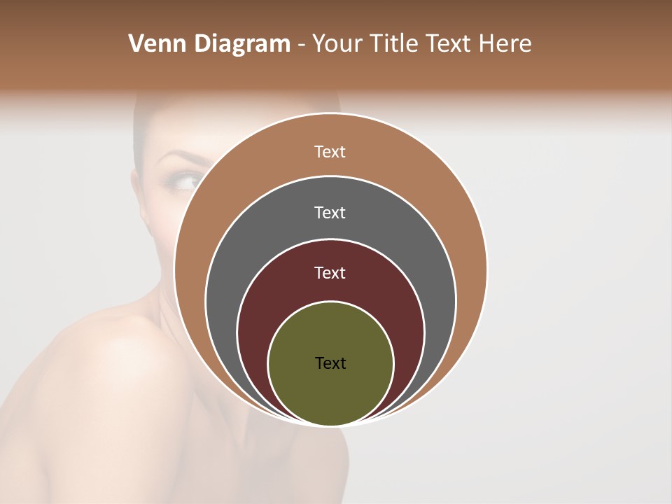 Diet Brunette Desire PowerPoint Template