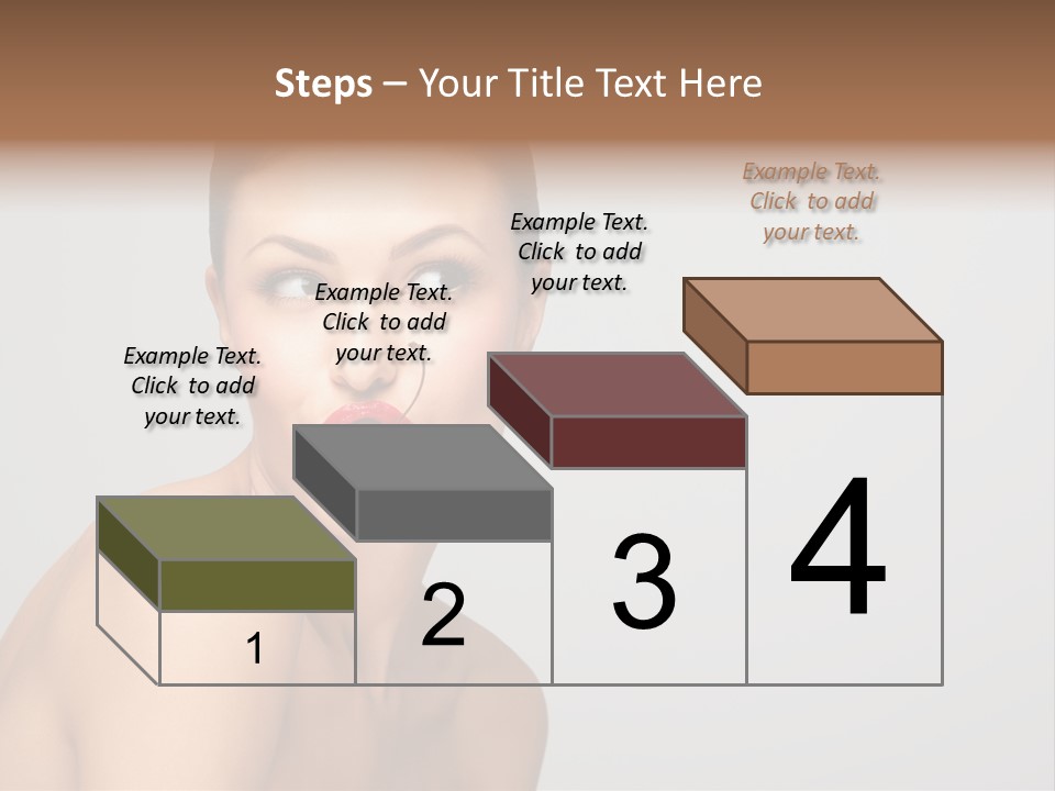 Diet Brunette Desire PowerPoint Template