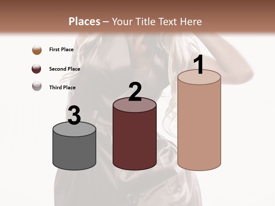 Fashion Posing Lifestyle PowerPoint Template