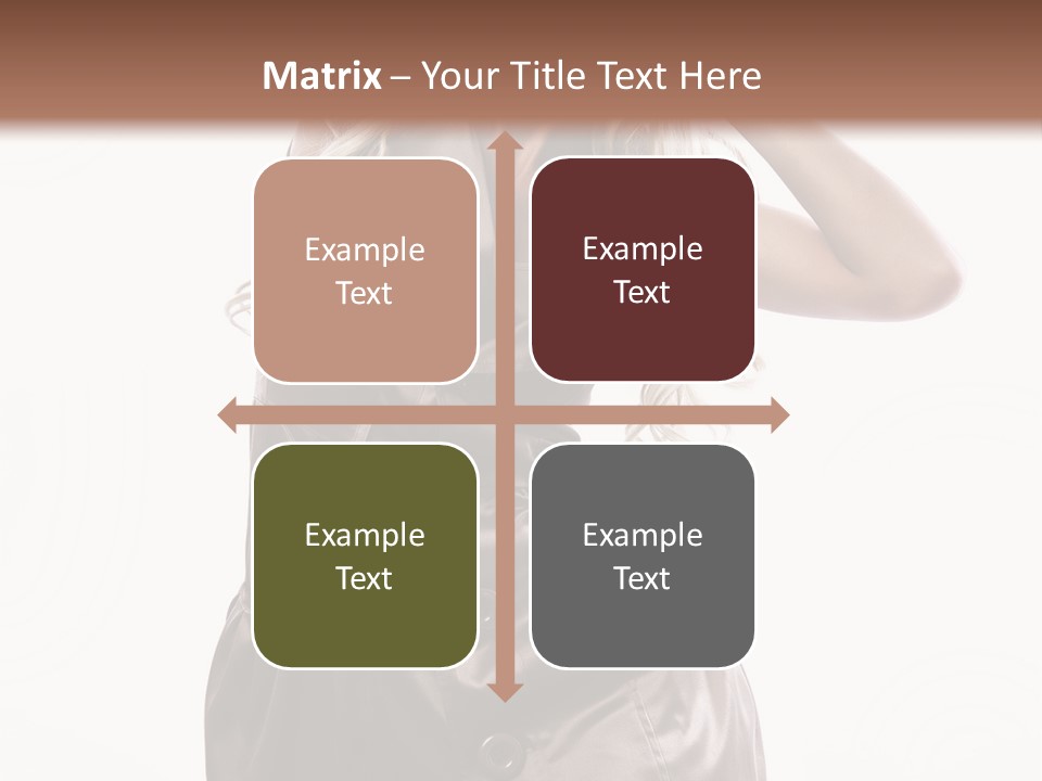 Fashion Posing Lifestyle PowerPoint Template