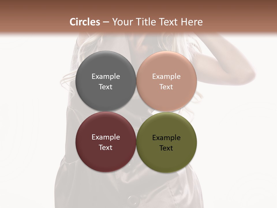 Fashion Posing Lifestyle PowerPoint Template