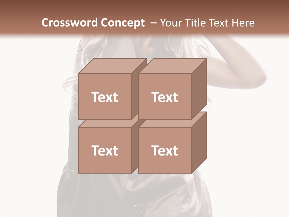 Fashion Posing Lifestyle PowerPoint Template