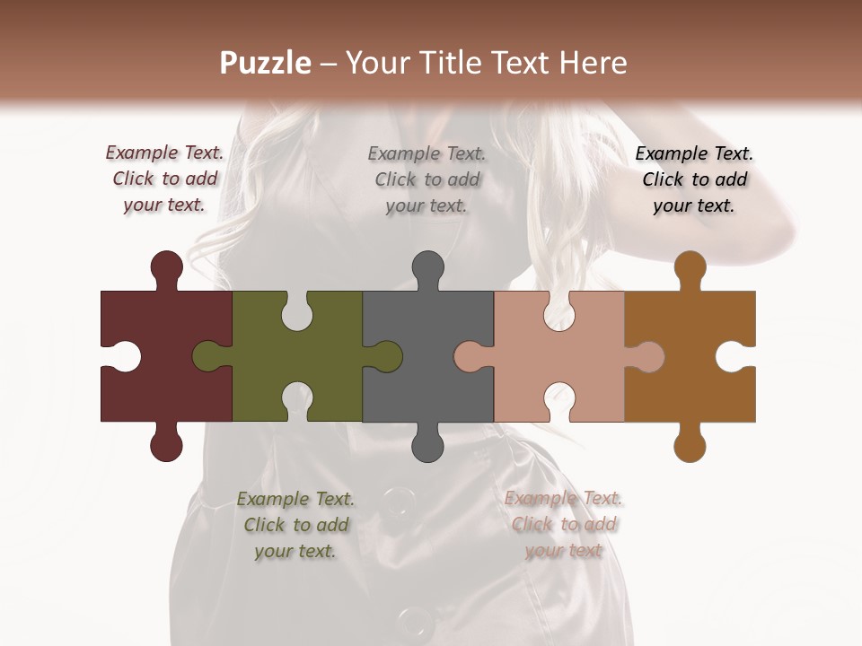 Fashion Posing Lifestyle PowerPoint Template