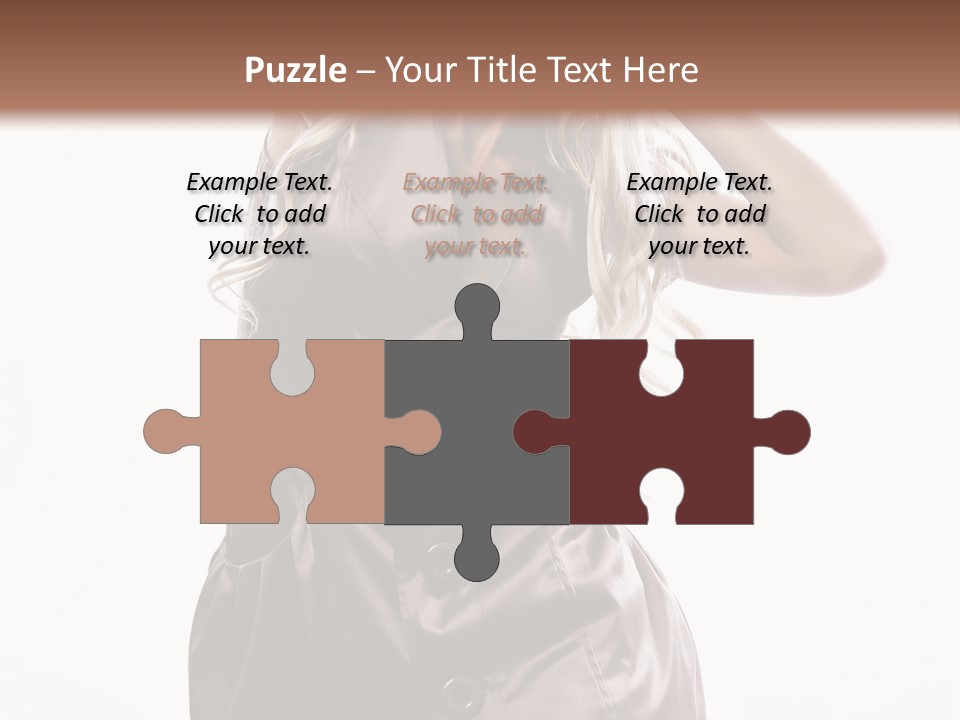 Fashion Posing Lifestyle PowerPoint Template