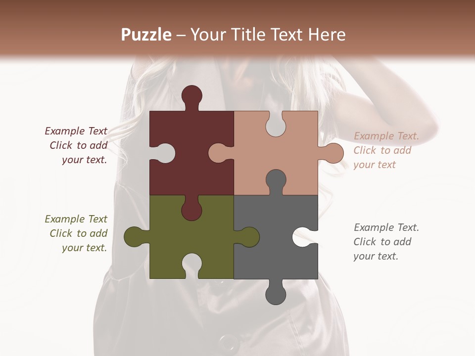 Fashion Posing Lifestyle PowerPoint Template